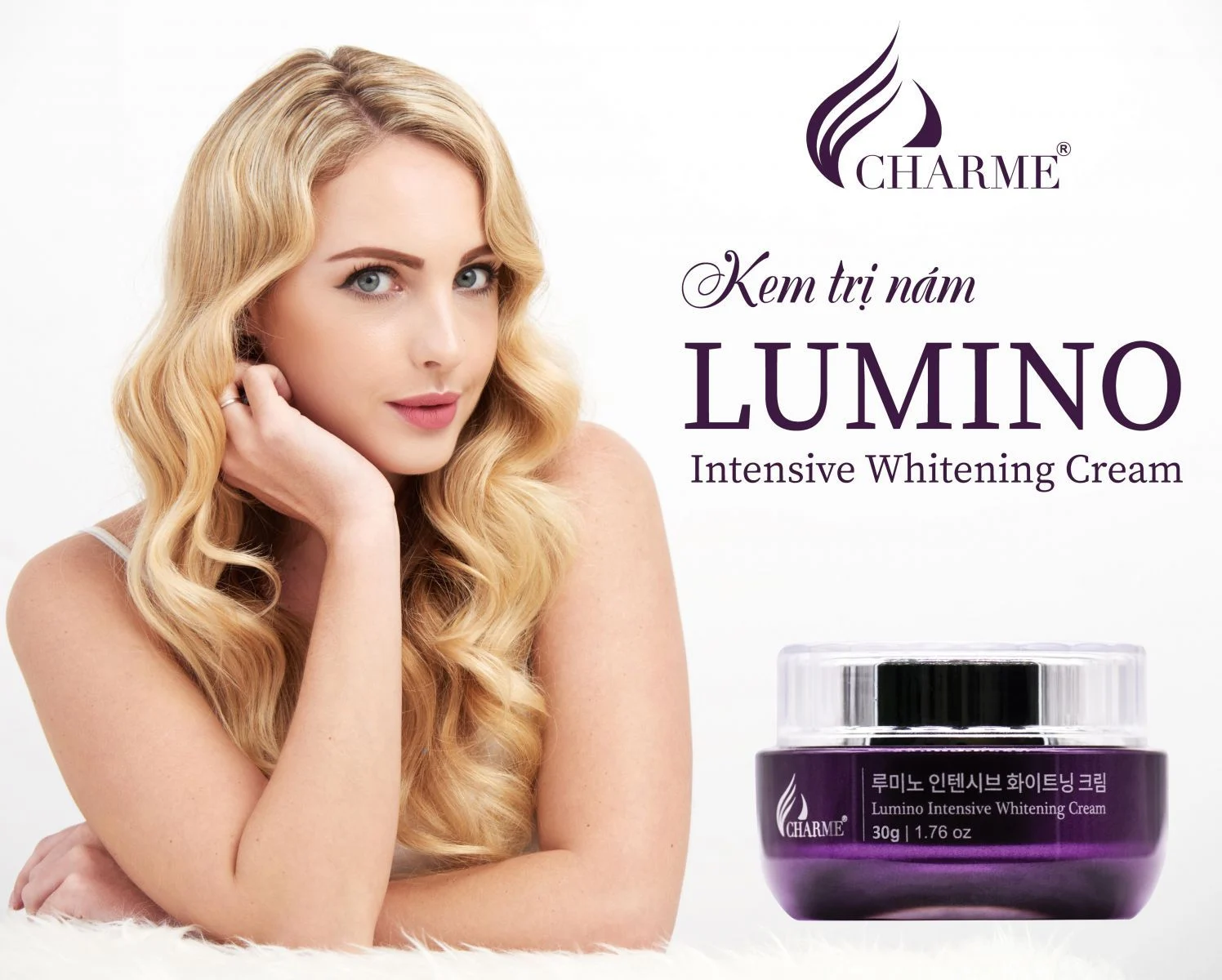 Kem Nám Hàn Quốc Charme Lumino Intensive Whitening Cream