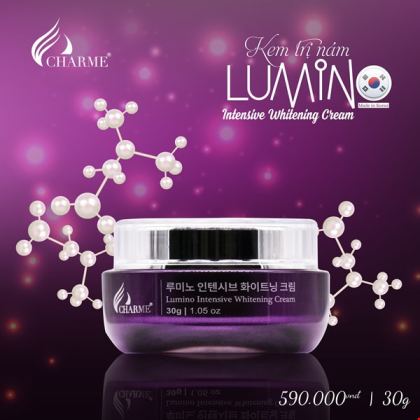 Kem Nám Hàn Quốc Charme Lumino Intensive Whitening Cream điều trị hiệu quả cho tất cả các dạng nám tàn nhang và đốm nâu