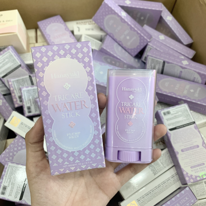 Lăn Dưỡng Da Hanayuki Tricare Water Stick Plump Skin chĩnh hãng