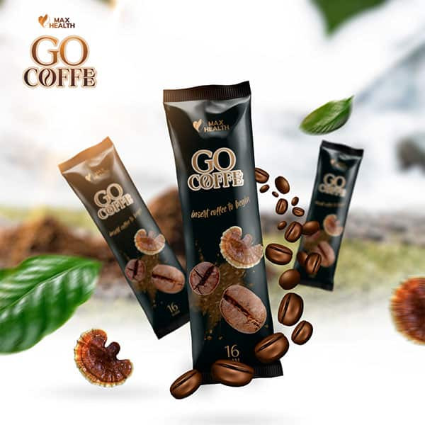 Cafe giảm Cân Go Coffe Max Health Xóa Mã Hộp Lớn 12 Gói chính hãng