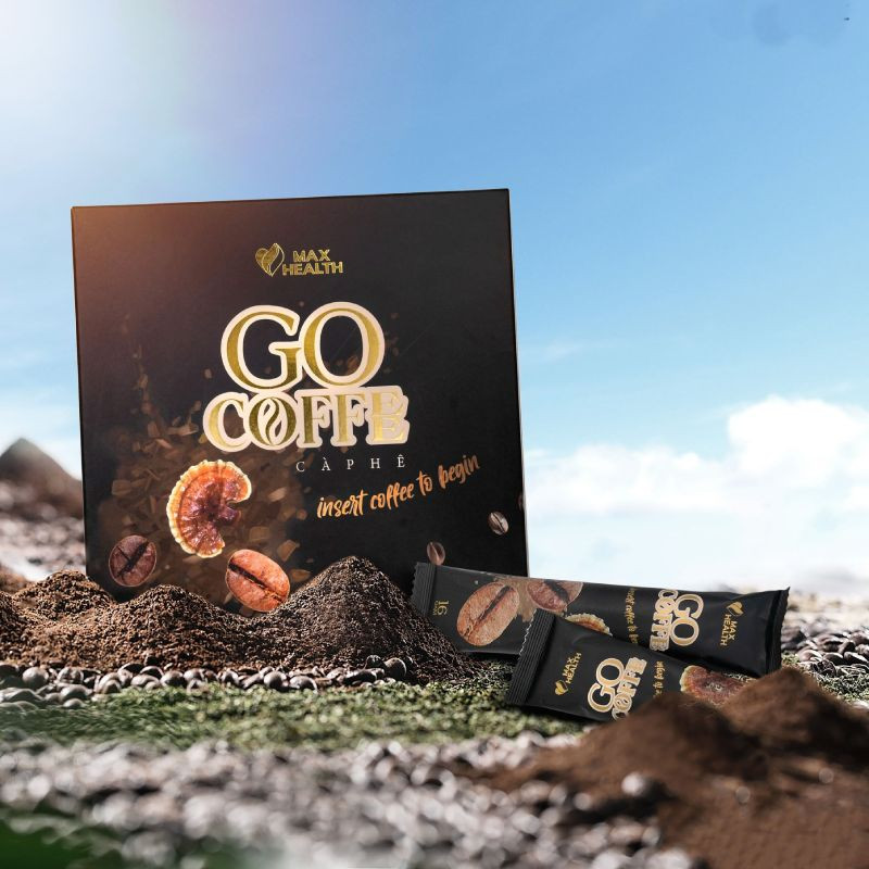 Cafe giảm Cân Go Coffe Max Health Xóa Mã Hộp Lớn 12 Gói chính hãng