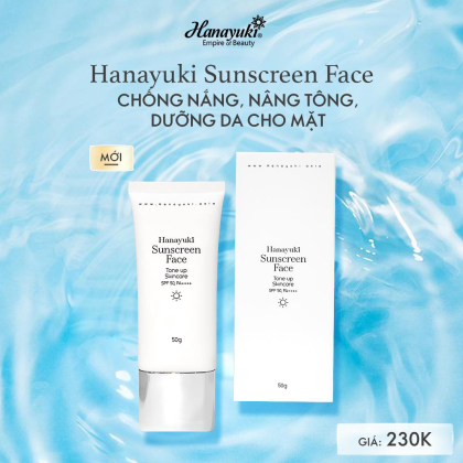 Kem Chống Nắng Nâng Tông Dành Cho Mặt Hanayuki Sunscreen Face Tone Up Skincare chính hãng