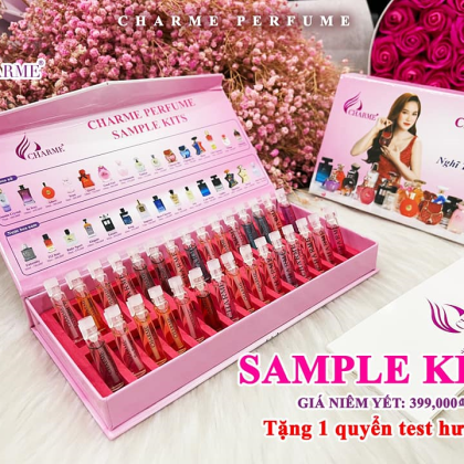 Bộ Test Nước Hoa Charme Sample Kits 30 Mùi