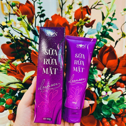 Sữa Rửa Mặt Cleanser Phiên Bản Mới Son Cosmetic Cho dа trắng sáng cải thiện dа bị lão hoá