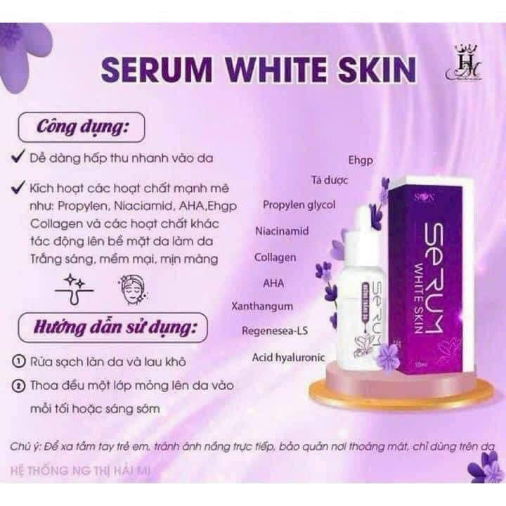 Serum White Son Cosmetic Chính Hãng Tinh Chất Dưỡng Da Trắng Sáng Mịn Màng