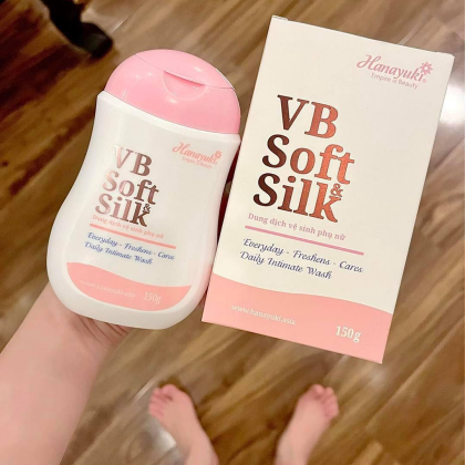 Dung Dịch Vệ Sinh Hanayuki Màu Hồng Vb Soft SilkCÔNG DỤNG:Là sản phẩm chuyên dùng trong chăm sóc và giúp bảo vệ vùng kín hằng ngày, khử mùi & ngăn ngừa viêm nhiễm ở vùng nhạy cảm cho bạn tự tin, thoải mái và tươi tắn suốt 24 giờ. Bổ sung thêm chiết xuất lô hội, chiết xuất cúc la mã & chiết xuất nhụy hoa nghệ tây.