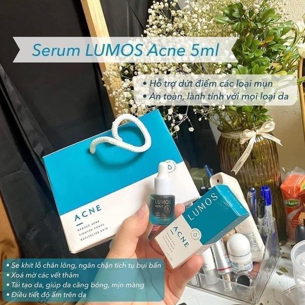 Serum trị mụn Lumos mẫu mới  Chưa 1 dòng trị mụn nào qua được e luôn