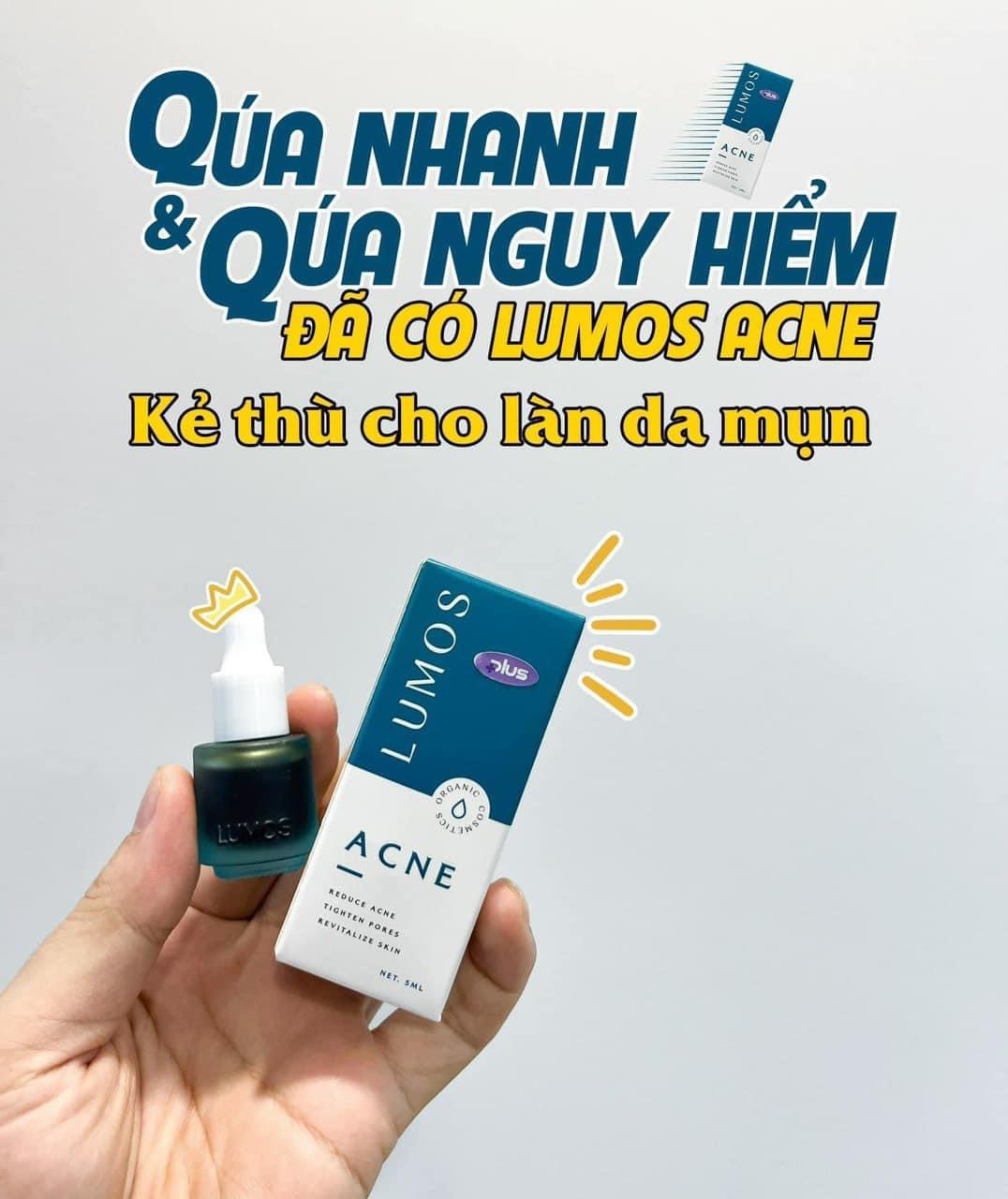 Bay mụn trong tích tắc✔️Xuất xứ :No Brand /mỹ ✔️Thương hiệu :Lumos Acne