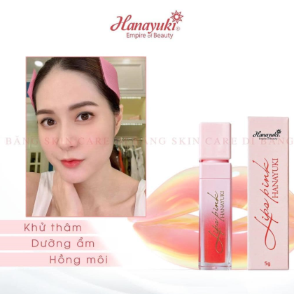 Son Dưỡng Hồng Môi Hanayuki Lips Pink chính hãng