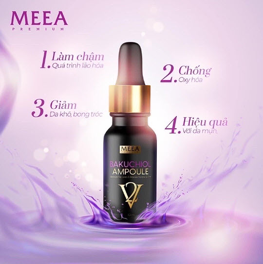 Serum Dưỡng Trắng Bakuchiol Ampoule V2 Meea Origin