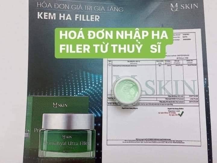 Kem Face Dưỡng HA Filler MQ Skin Primalhyal Ultra Filler