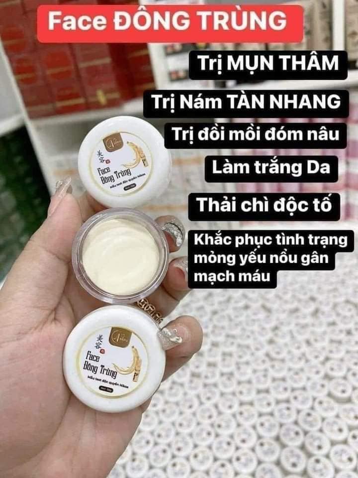 Kem face đông trùng Nicos Thanh Nhi