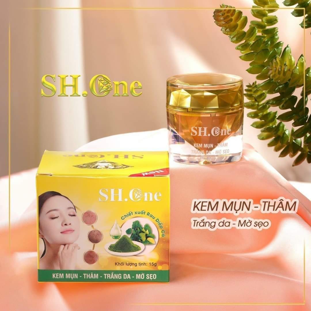 Chỉ cần có Kem face xanh Sh One kim cương bảo bối cho làn da mụn trị mụn chuyên sâu