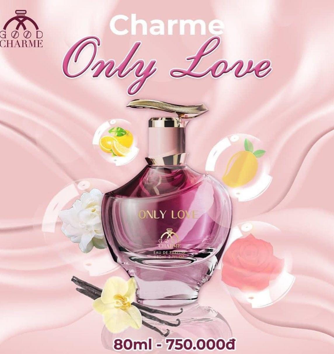 Nước hoa nữ Good Charme Only Love 80ml