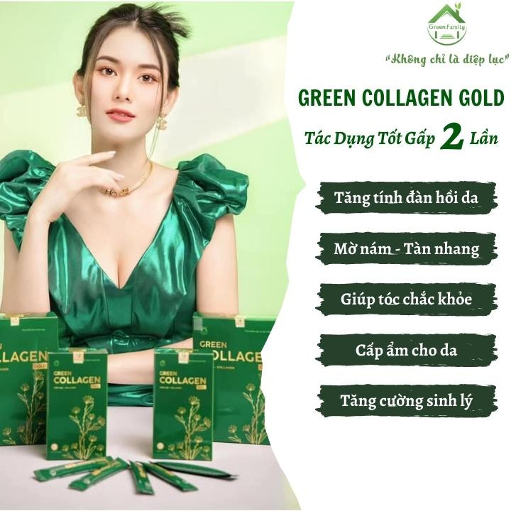 Thực Phẩm Bảo Vệ Sức Khỏe Green Collagen Gold - Green Collagen Gold