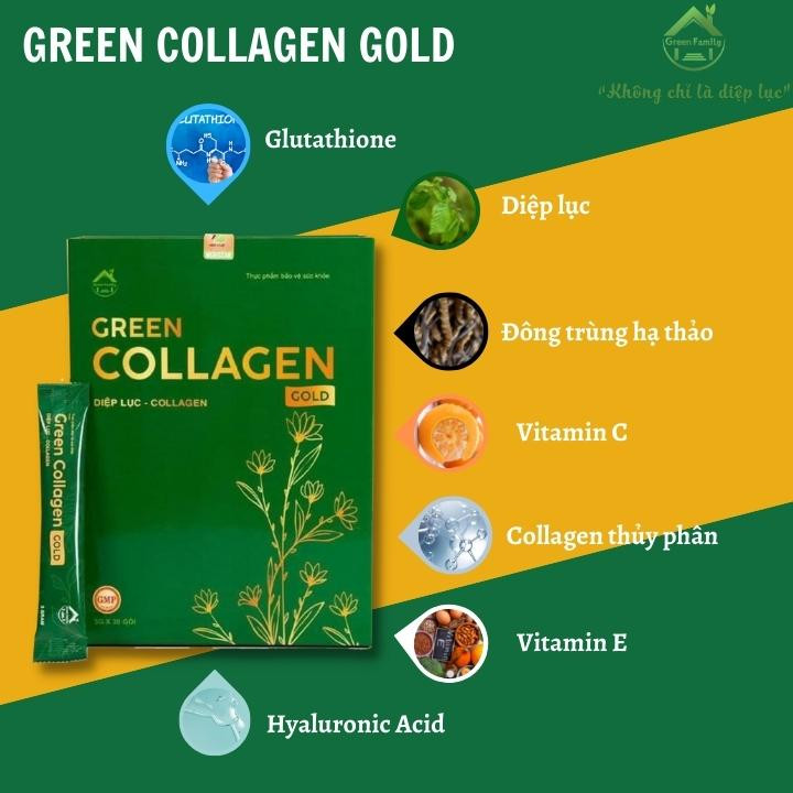 Thực Phẩm Bảo Vệ Sức Khỏe Green Collagen Gold - Green Collagen Gold