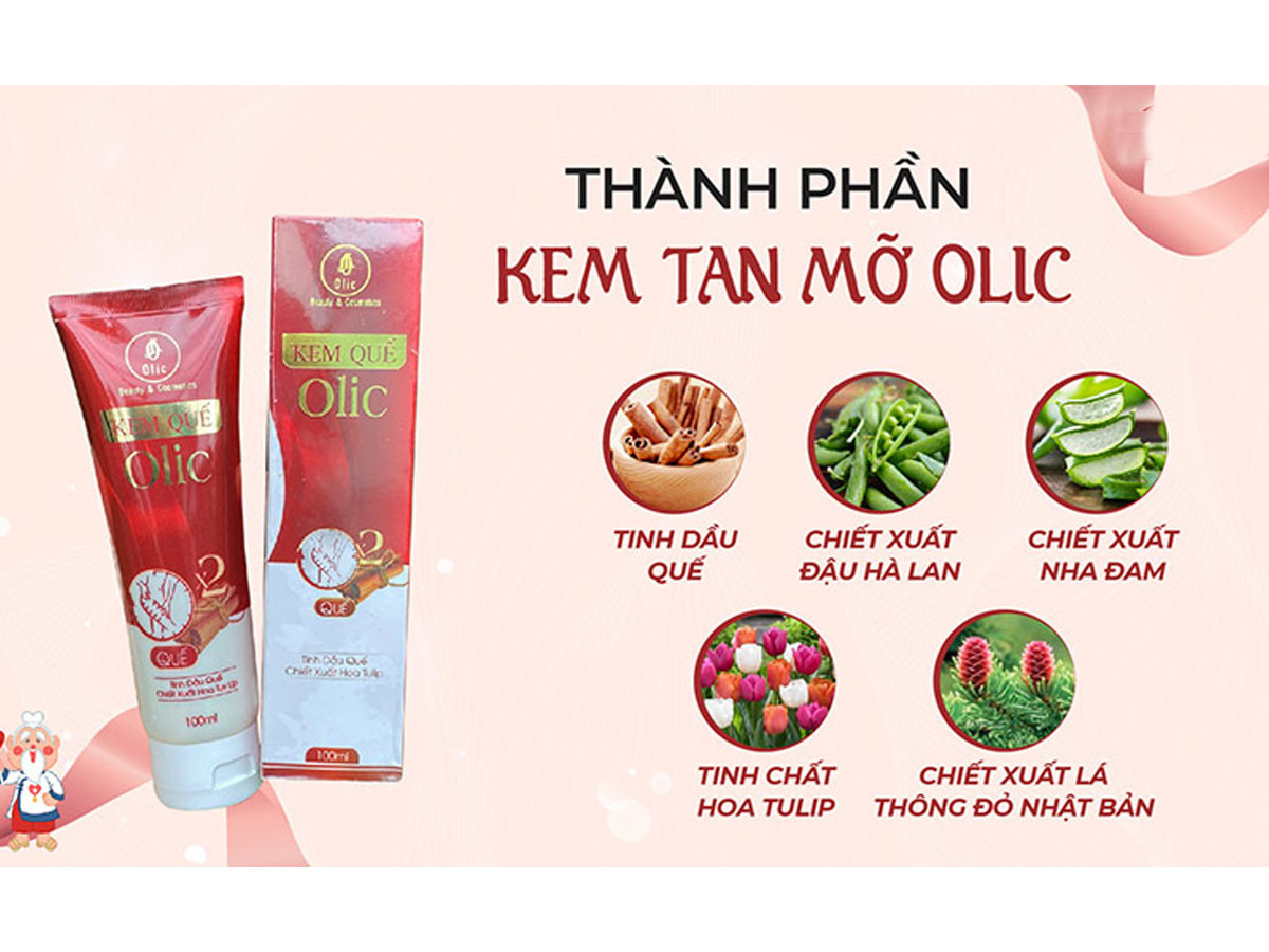 Kem Quế Olic – Gel Tan Mỡ Olic – Duy Trì Vóc Dáng Thon Gọn Hiệu Quả