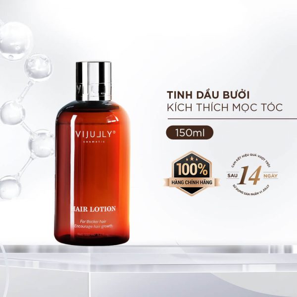 Tinh dầu bưởi Vi Jully Giúp nuôi dưỡng tóc từ chân tóc tới ngọn