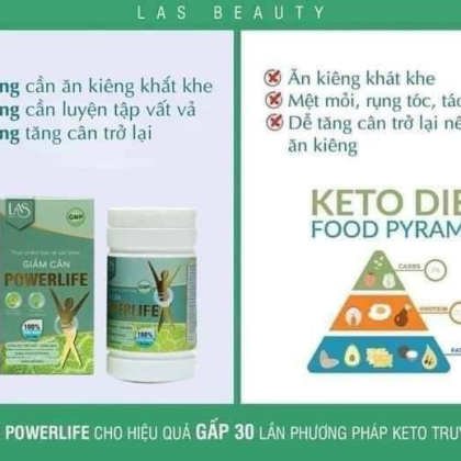 Sữa Tảo Giảm Cân Powerlife Las Beauty Giúp giảm béo giảm mỡ bụng