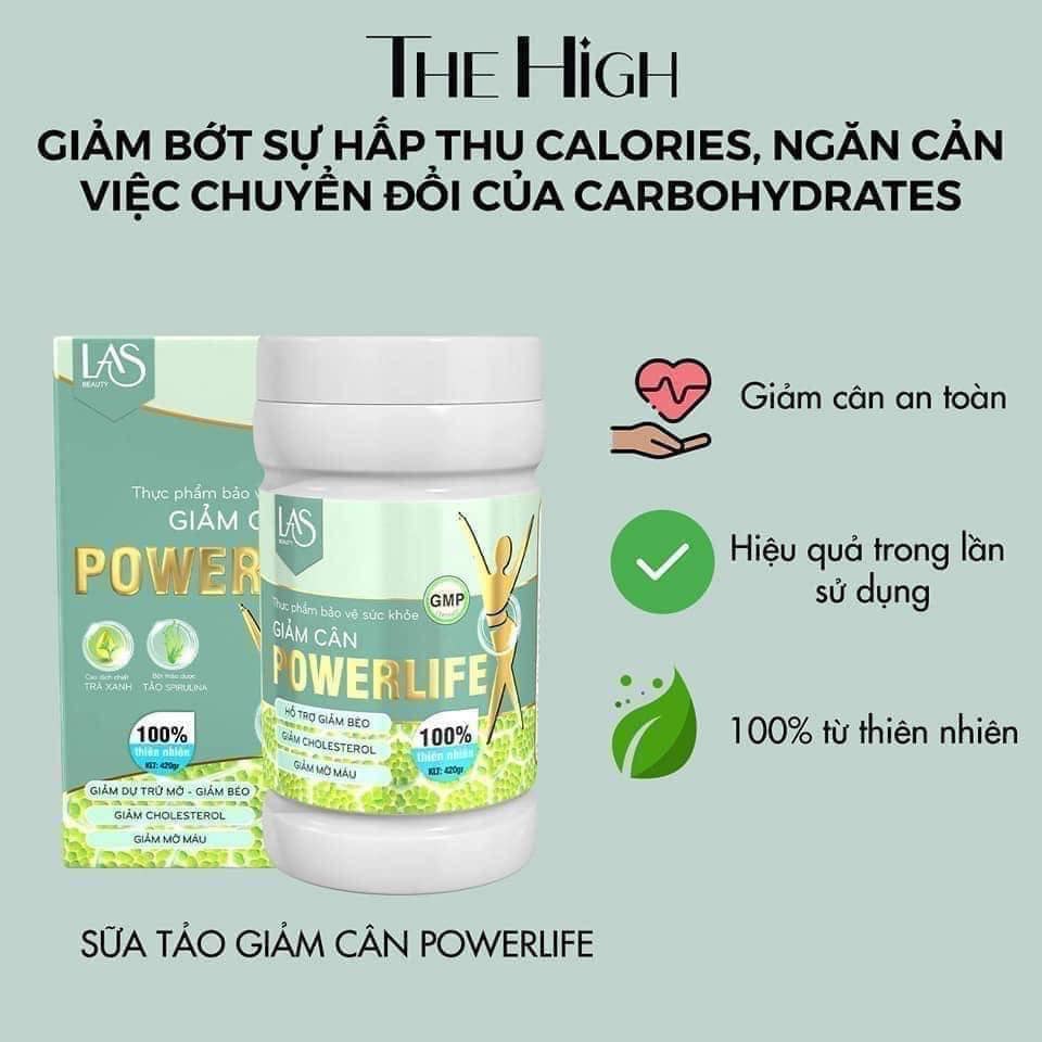 Sữa Tảo Giảm Cân Powerlife Las Beauty Giúp giảm béo giảm mỡ bụng