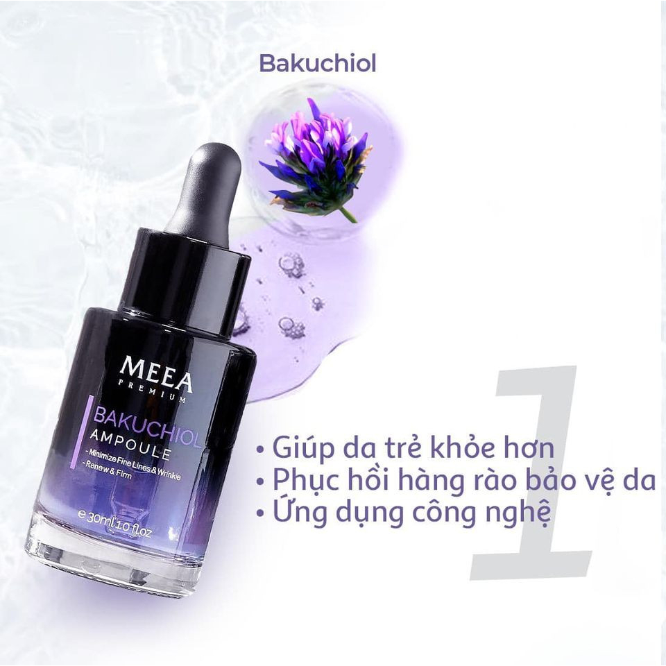 Serum Dưỡng Trắng Bakuchiol Ampoule V2 Meea Origin Phiên Bản Mới 30ml chính hãng