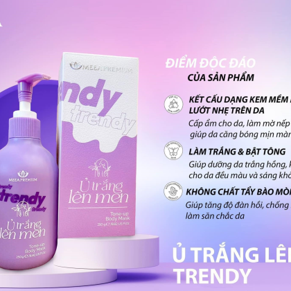 Ủ Trắng Lên Men Trendy Meea Premium Organic chính hãng