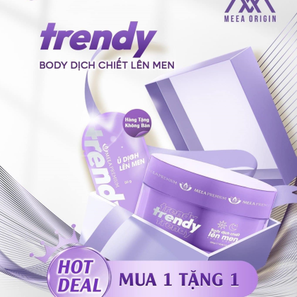 Kem Body Trendy Meea Origin Dịch Chiết Lên Men chính hãng