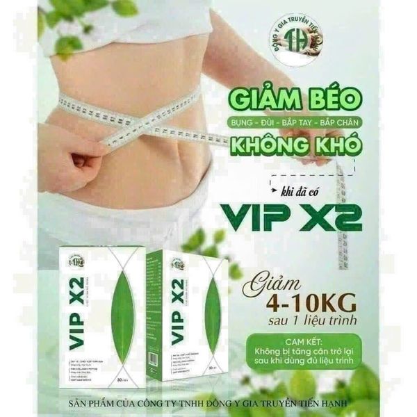 Giảm Cân Tiến Hạnh Vip X2