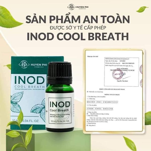 Hơi thở thơm mát tự tin mở lời Serum Inod Cool Breath