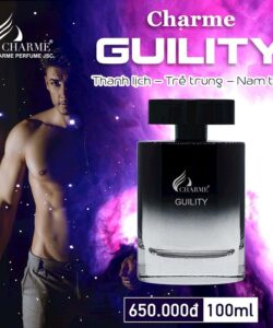 Nước hoa nam Guilty của Charme là một lựa chọn vô cùng lợi hại cho những quý ông muốn sở hữu một hương thơm riêng biệt và khiêu khích