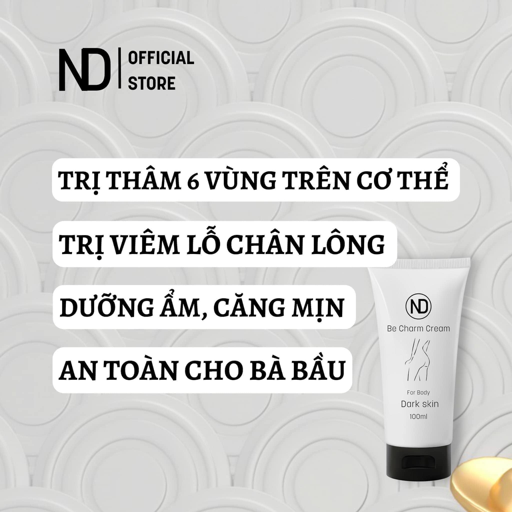 Kem  Body Be Charm Cream 6 In 1 giảm thâm toàn body giúp da trắng hồng tự nhiên