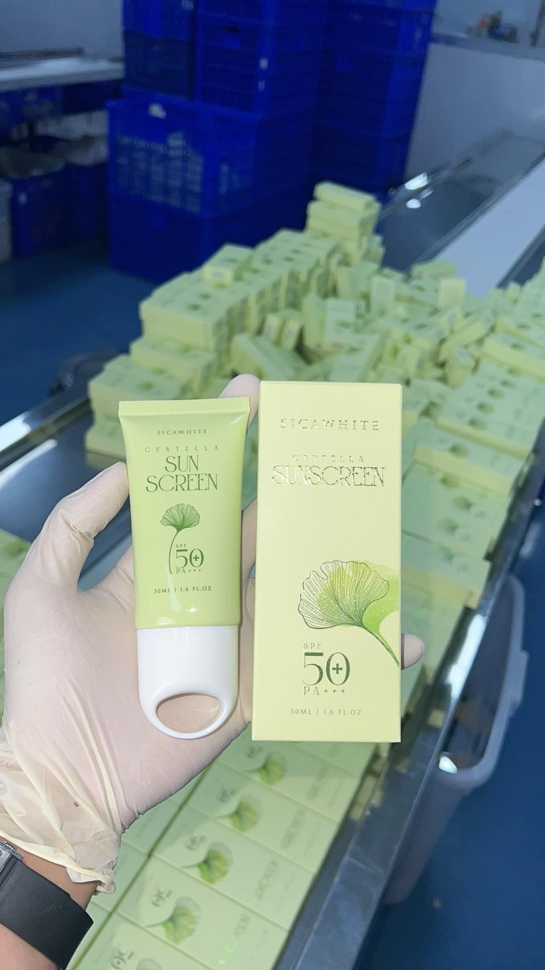 Kem Chống Nắng Rau Má Sica White – SPF 50PA Bảo Vệ Toàn Diện Cho Da