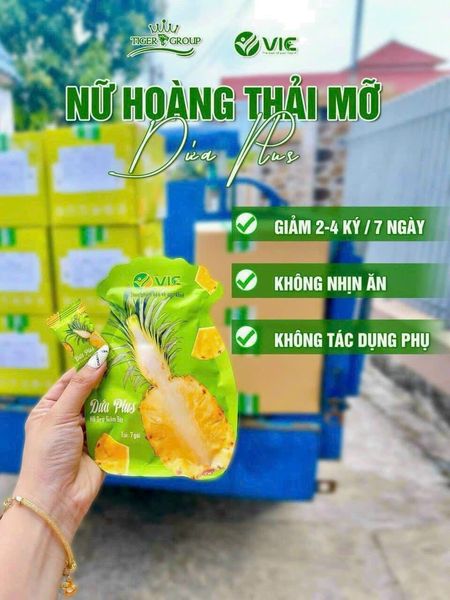 Kẹo dứa giảm cân VIC Plus 7 vị