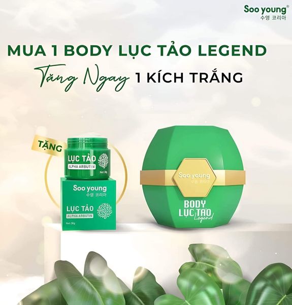 Kem Body Lục Tảo Huyền Thoại Soo Young