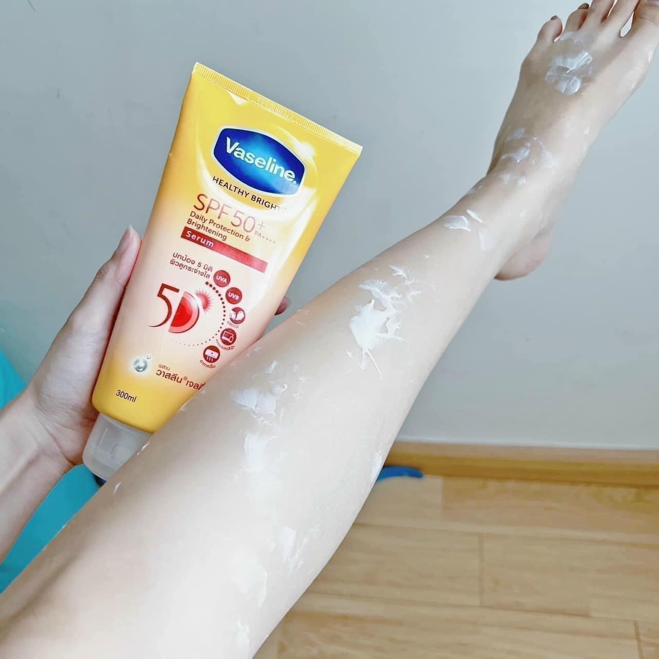 Sữa Dưỡng Thể Vaseline Healthy Bright Spf 50+ Daily chống nắng sáng da