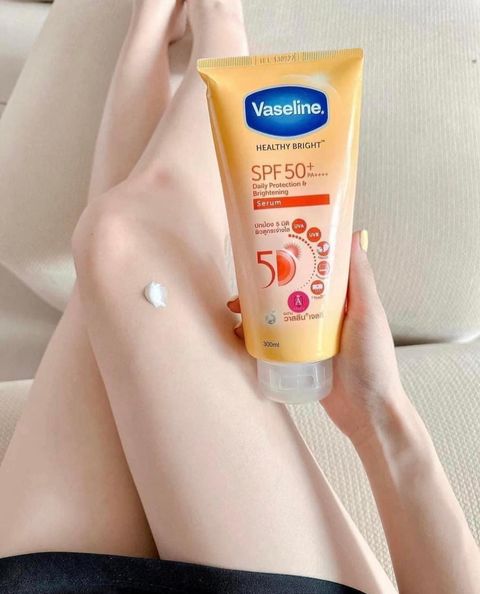 Sữa Dưỡng Thể Vaseline Healthy Bright Spf 50+ Daily chống nắng sáng da