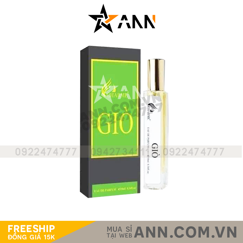 Nước Hoa Nam Charme Giò Mini 10ml