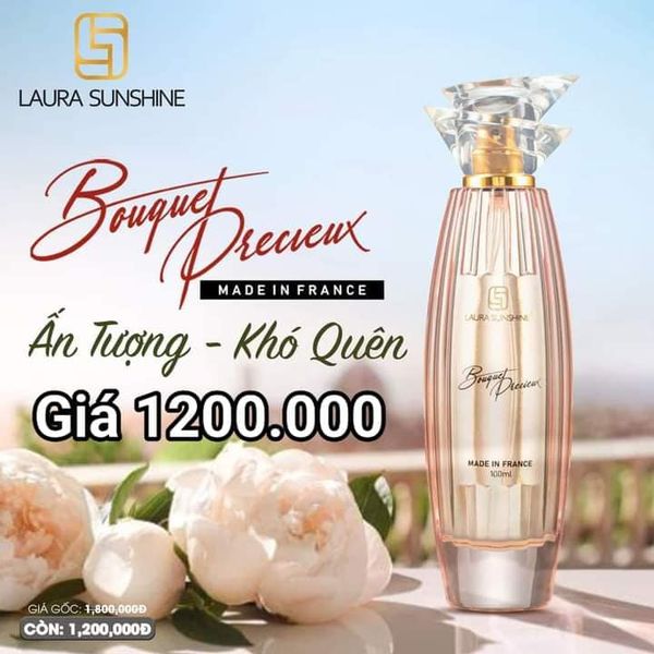 Nước Hoa Nữ Laura Sunshine Bouquet Precieux 100ml đẳng cấp đích thực