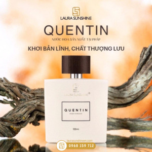 Nước hoa nam Quentin Laura Sunshine 100ml  Mùi hương nam tính, cá tính, độc đáo, tự tin cho phái mạnh