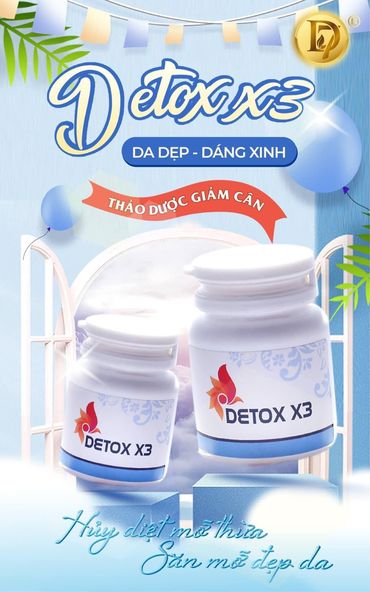 Viên uống giảm cân Detox x3 có rất nhiều công dụng