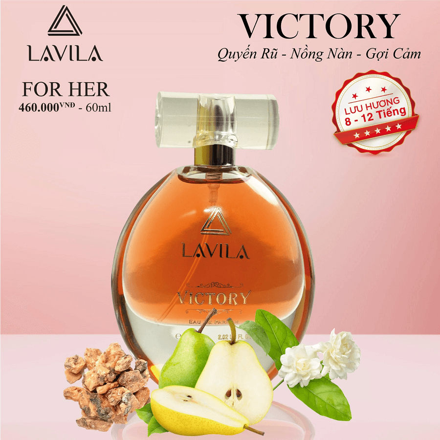 Nước hoa LAVILA Victory phong cách quyến rũ, nồng nàn, gợi cảm 60ml