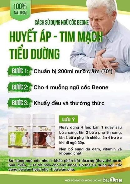 Công dụng của Ngũ cốc dinh dưỡng Beone