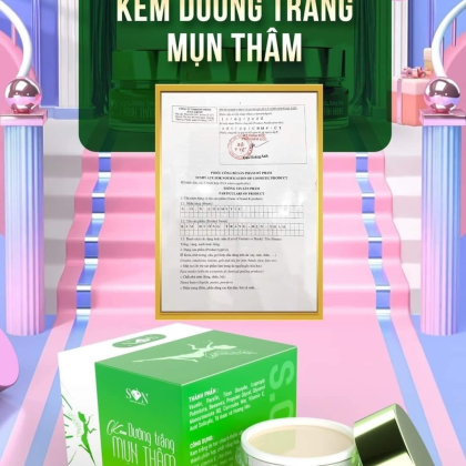 Kem Face SON Màu Xanh Dưỡng Trắng Da Giảm Mụn Thâm