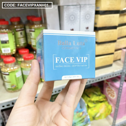 Kem Face VIP Balla Luta Nhỏ Hộp Xanh 25G dưỡng trắng da