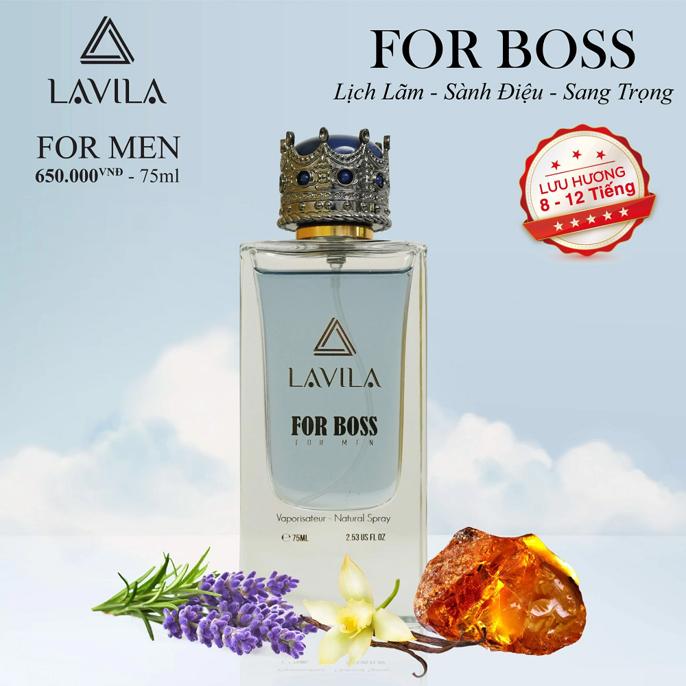 Nước Hoa Nam Lavila For Boss 75ml  một trong những phụ kiện không thể thiếu của các quý ông hiện đại