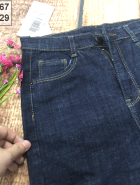Xưởng sỉ jeans dài xanh đậm trơn đơn giản