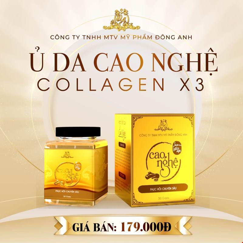 Cao Nghệ Collagen X3 Mỹ Phẩm Đông Anh  cho làn da mềm mại mịn màng và sáng hồng