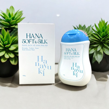 Dung dịch vệ sinh cho nữ và nam Hana Soft & Silk