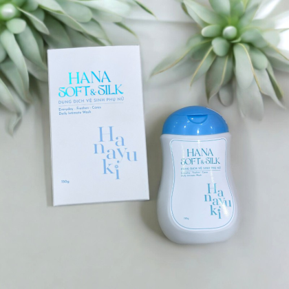 Dung dịch vệ sinh cho nữ và nam Hana Soft & Silk