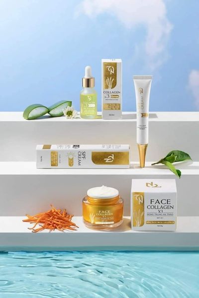 Combo Kem Face Ngày Collagen X3 TN Mỹ Phẩm Đông Anh cho bạn làn da trắng sáng